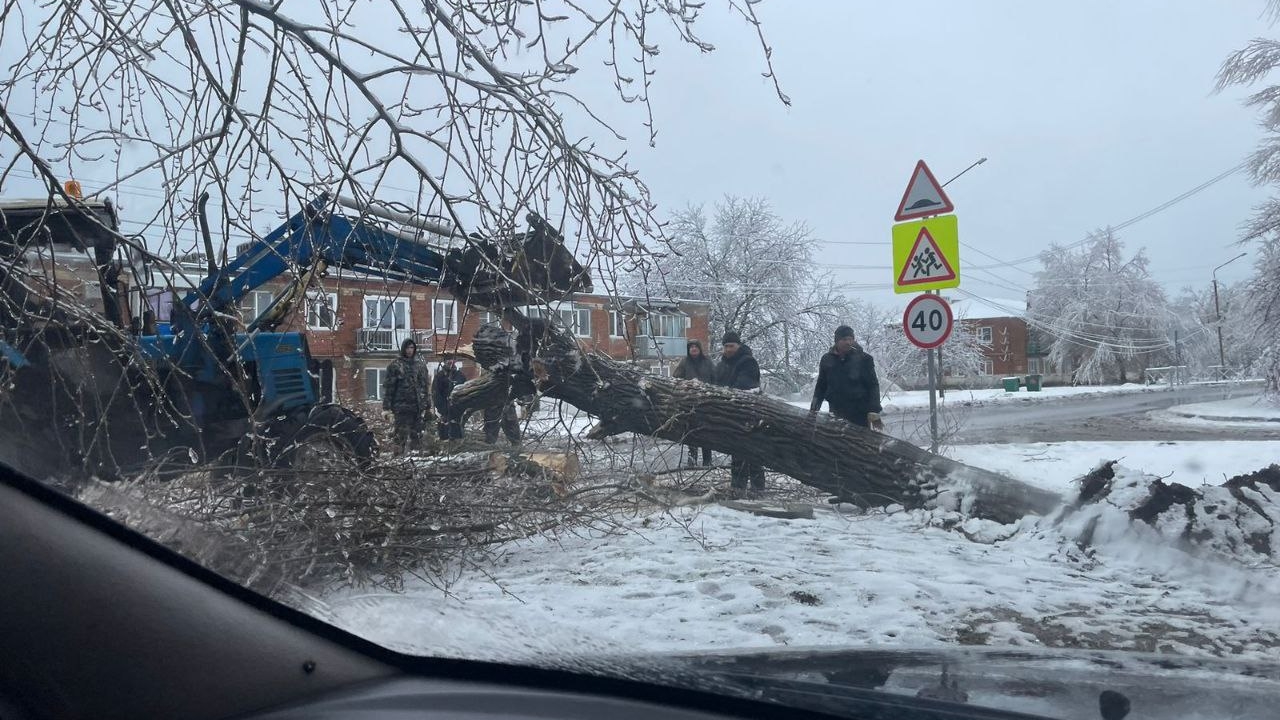 Трассы Ростовской области оказались в снежном плену